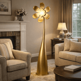 Yara Lark Metal Floor Lamp, detail view 3