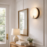 Avel Ridge Alabaster Wall Light, detail view 3