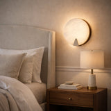 Avel Ridge Alabaster Wall Light, detail view 2