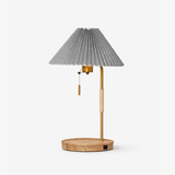 Luma Winter Linen Table Lamp by Maison Velume