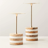 Lucen Reed Marble Candle Holder, detail view 8