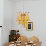 Corin Halo Glass Chandelier, detail view 9