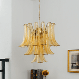 Corin Halo Glass Chandelier, detail view 11
