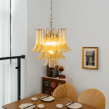Corin Halo Glass Chandelier, detail view 12