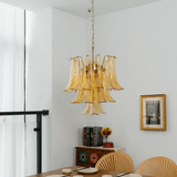 Corin Halo Glass Chandelier, detail view 16