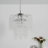 Nella Halo Glass Chandelier, detail view 4