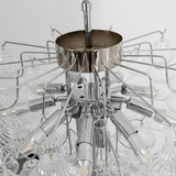 Nella Halo Glass Chandelier, detail view 6