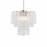Nella Halo Glass Chandelier, detail view 8