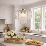 Nella Halo Glass Chandelier, detail view 3