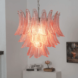 Aster Juniper Glass Chandelier, detail view 3
