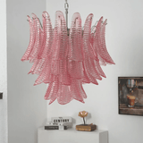 Aster Juniper Glass Chandelier, detail view 7