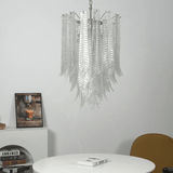 Elara Prism Glass Chandelier, detail view 5
