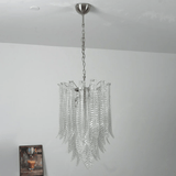 Elara Prism Glass Chandelier, detail view 12