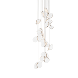 Orla Opal Glass Chandelier, detail view 16