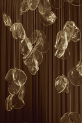 Orla Opal Glass Chandelier, detail view 6