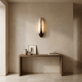 Elara Frost Alabaster Wall Light, detail view 2