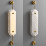 Auria Halo Alabaster Wall Light, detail view 17