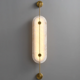 Auria Halo Alabaster Wall Light, detail view 18