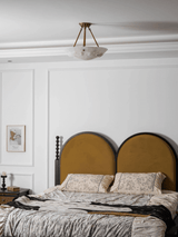 Oriel Frost Alabaster Ceiling Light, detail view 8