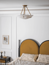 Oriel Frost Alabaster Ceiling Light, detail view 10