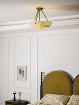 Oriel Frost Alabaster Ceiling Light, detail view 11