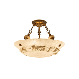 Oriel Frost Alabaster Ceiling Light, detail view 14