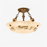 Oriel Frost Alabaster Ceiling Light by Maison Velume