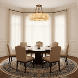 Alden Echo Alabaster Chandelier, detail view 5