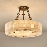 Alden Echo Alabaster Chandelier, detail view 9