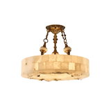 Alden Echo Alabaster Chandelier, detail view 11