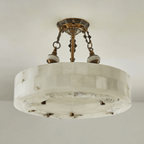 Alden Echo Alabaster Chandelier, detail view 12