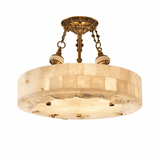 Alden Echo Alabaster Chandelier, detail view 13