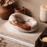 Dalia Cloud Marble Decorative Object, detail view 5