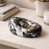 Dalia Cloud Marble Decorative Object, detail view 4