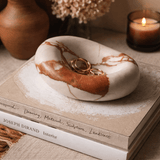 Dalia Cloud Marble Decorative Object, detail view 3