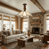 Avel Oak Wood Ceiling Light, detail view 12