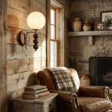 Jora Shade Glass Wall Light, detail view 4