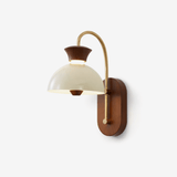 Clara Iris Wood Wall Light by Maison Velume