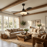 Jora Meadow Wood Ceiling Fan, detail view 6