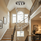 Amara Opal Crystal Chandelier, detail view 3