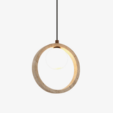 Maren Juniper Travertine Pendant Light by Maison Velume