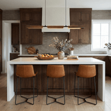 Corin Hearth Wood Pendant Light, detail view 3