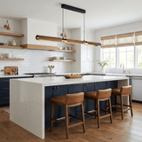 Corin Hearth Wood Pendant Light, detail view 6