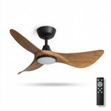 Eden Vine Wood Ceiling Fan, detail view 6