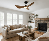 Eden Vine Wood Ceiling Fan, detail view 4