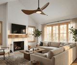 Eden Vine Wood Ceiling Fan, detail view 2