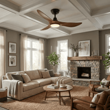 Eden Vine Wood Ceiling Fan, detail view 7