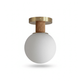 Selah Opal Glass Ceiling Light, detail view 8