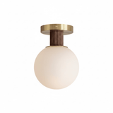 Selah Opal Glass Ceiling Light, detail view 9