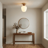 Selah Opal Glass Ceiling Light, detail view 12